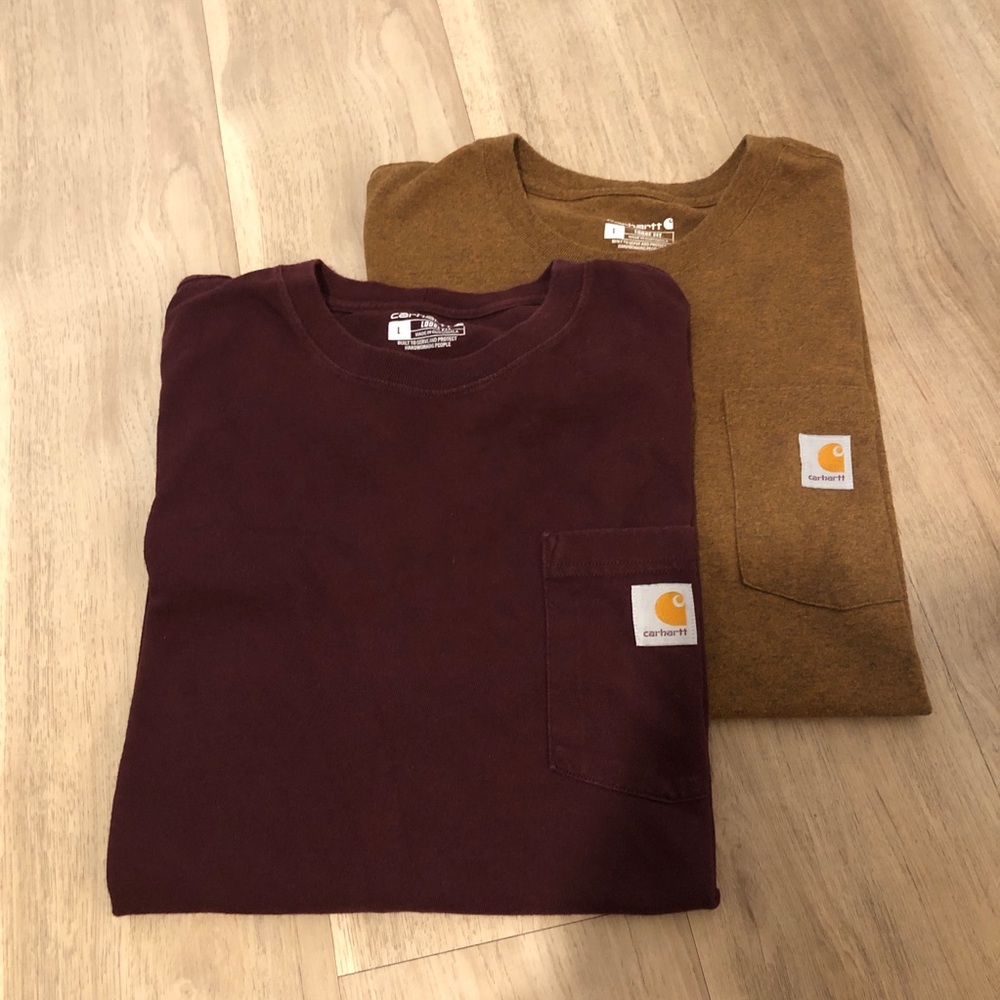 2x Carhartt Tshirt Men’s Size L